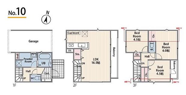 《間取り》■リビング中心の新生活。光を取り入れる開放的な設計で居心地の良い時間を演出します。