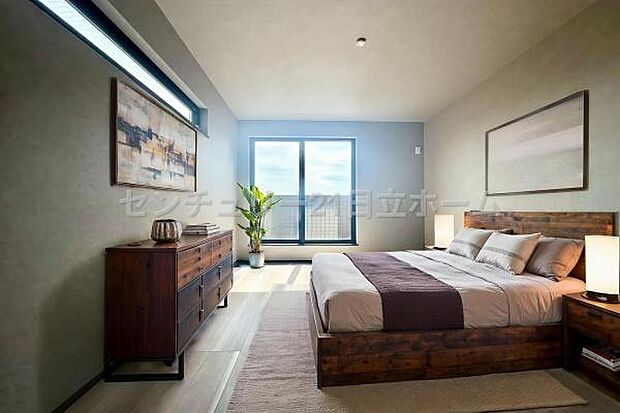 《寝室》　■本画像はCGで作成しており、実際に現地に家具は置かれておりません。また、価格に家具は含まれておりません。