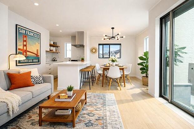 《リビングダイニング》 ■本画像は家具家電や小物の配置をCGで作成しており、実際に現地に家具家電や小物は置かれておりません。また、価格に家具家電や小物は含まれておりません。