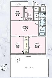 間取図画像 3LDK