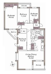 間取図画像 4LDK