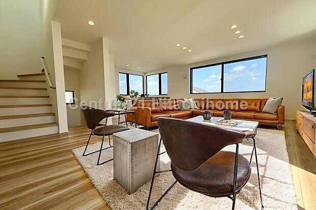 ■ゆとりを感じさせる上質で明るい空間。(本画像家具はCGで作成しており、実際に現地に家具はおかれておりません。また価格に家具は含まれておりません)