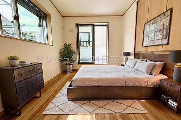 《寝室》 ■本画像はCGで作成しており、実際に現地に家具は置かれておりません。また、価格に家具は含まれておりません。