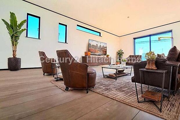 ゆとりを感じさせる上質で明るい空間が、住まう人や訪れる人を心地よく迎え入れてくれます。(本画像家具はCGで作成しており、実際に現地に家具はおかれておりません。また価格に家具は含まれておりません。)