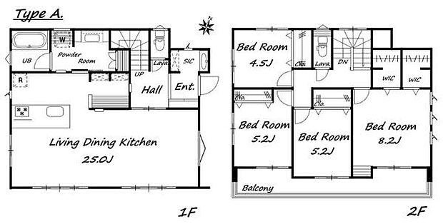 《間取り》■リビング中心の新生活。光を取り入れる開放的な設計で居心地の良い時間を演出します。