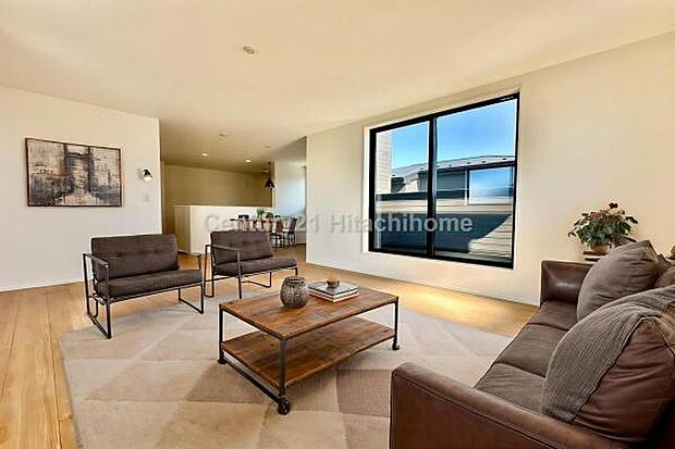 ゆとりを感じさせる上質で明るい空間が、住まう人や訪れる人を心地よく迎え入れてくれます。(本画像家具はCGで作成しており、実際に現地に家具はおかれておりません。また価格に家具は含まれておりません。)