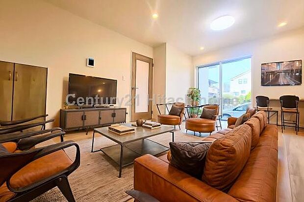 ■ゆとりを感じさせる上質で明るい空間。(本画像家具はCGで作成しており、実際に現地に家具はおかれておりません。また価格に家具は含まれておりません)