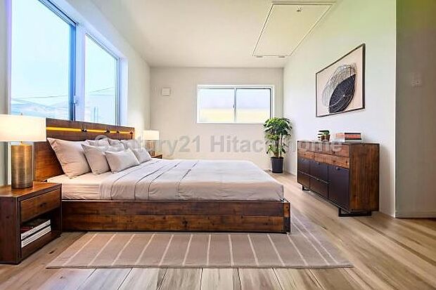 《寝室》 ■本画像はCGで作成しており、実際の現地家具はCGにより消去し本画面を作成しております。また、価格に家具は含まれておりません。