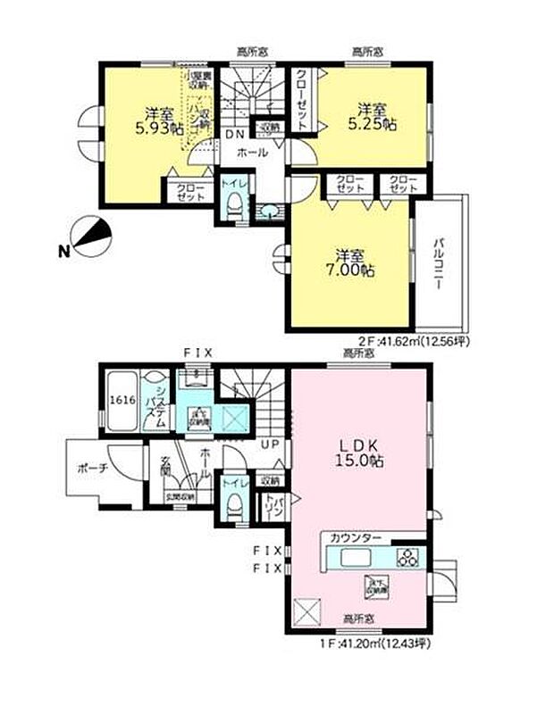 《間取り》■リビング中心の新生活。光を取り入れる明るく開放的な設計で居心地の良い時間を演出します。