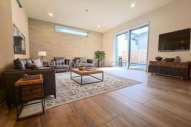 ■ゆとりを感じさせる上質で明るい空間。(本画像家具はCGで作成しており、実際に現地に家具はおかれておりません。また価格に家具は含まれておりません)