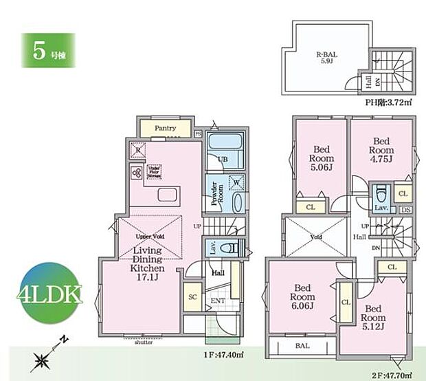 《間取り》■リビング中心の新生活。光を取り入れる明るく開放的な設計で居心地の良い時間を演出します。