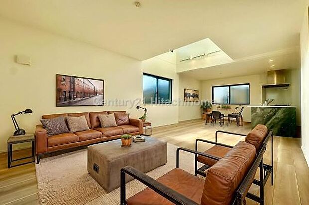 《リビングダイニング》 ■本画像は家具家電や小物の配置をCGで作成しており、実際に現地に家具家電や小物は置かれておりません。また、価格に家具家電や小物は含まれておりません。