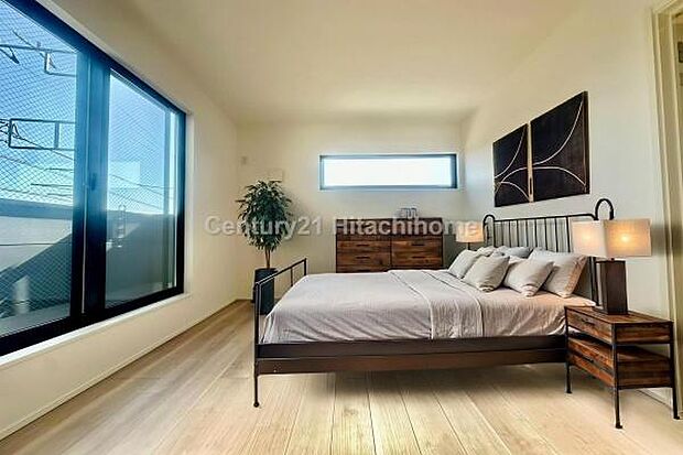 《寝室》 ■本画像はCGで作成しており、実際の現地家具はCGにより消去し本画面を作成しております。また、価格に家具は含まれておりません。