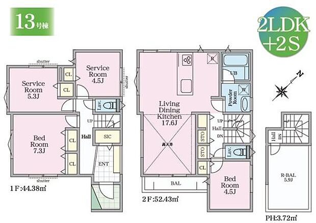 《間取り》■リビング中心の新生活。光を取り入れる明るく開放的な設計で居心地の良い時間を演出します。