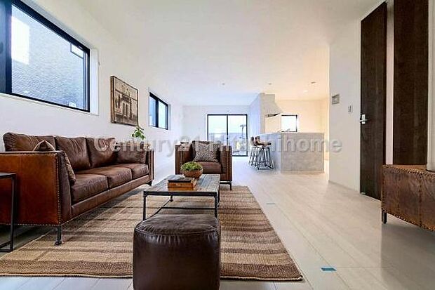 ゆとりを感じさせる上質で明るい空間が、住まう人や訪れる人を心地よく迎え入れてくれます。(本画像家具はCGで作成しており、実際に現地に家具はおかれておりません。また価格に家具は含まれておりません)