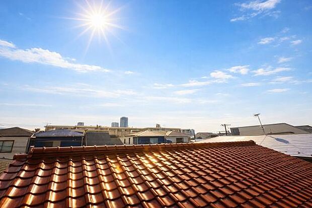 《眺望》 ■目の前には気持ちの良い青空が広がります。開放的で開けた空間が望めます。