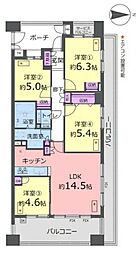 ネクサスガーデンエアリーテラス 4LDKの間取図画像