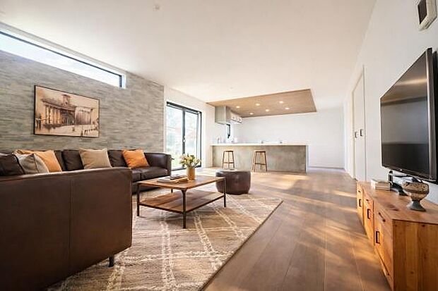 《リビングダイニング》 ■本画像は家具家電や小物の配置をCGで作成しており、実際に現地に家具家電や小物は置かれておりません。また、価格に家具家電や小物は含まれておりません。