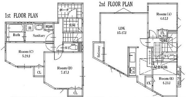 《間取り》■リビング中心の新生活。光を取り入れる明るく開放的な設計で居心地の良い時間を演出します。