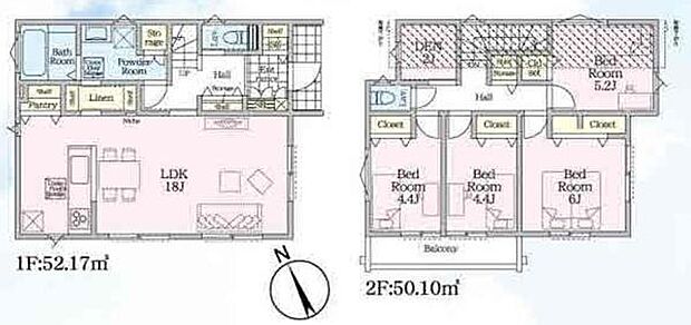 《間取り》■リビング中心の新生活。光を取り入れる明るく開放的な設計で居心地の良い時間を演出します。