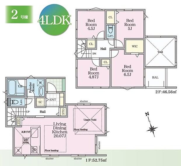 《間取り》■リビング中心の新生活。光を取り入れる明るく開放的な設計で居心地の良い時間を演出します。