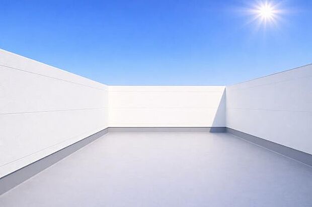 《バルコニー》　■「青い空」と「白い雲」、「気分が晴れる場所」がここにあります。