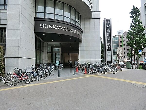 医療法人明徳会総合新川橋病院まで401m、良質な医療サービスを提供し、病気の早期発見や高度な治療を実践しております。総合病院です。