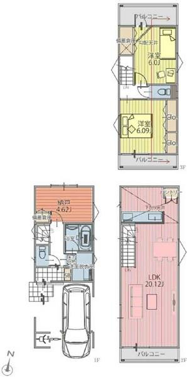 《間取り》■リビング中心の新生活。光を取り入れる明るく開放的な設計で居心地の良い時間を演出します。