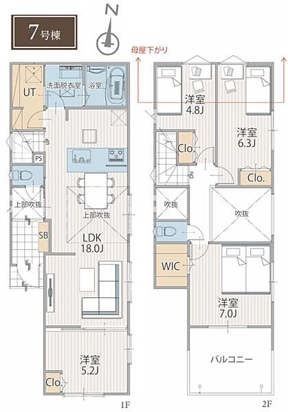 間取りを拡大表示