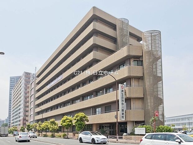 済生会神奈川県病院まで769m、高度急性期病院・療養介護施設・在宅と連携し、患者さんを治し支える地域密着型急性期病院を目指す総合病院。