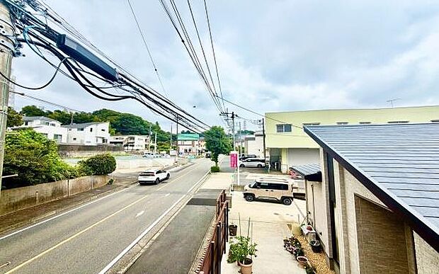 《眺望》 ■目の前には気持ちの良い青空が広がります。
