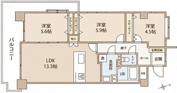 《間取り》　■リフォーム済みのキレイな室内で気持ちよく新生活をスタート