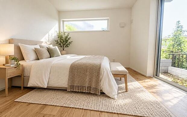 《洋室》 ■個の時間をたっぷり楽しめる快適空間です。本画像は家具家電や小物の配置をCGで作成しており、実際に現地に家具家電や小物は置かれておりません。また、価格に含まれておりません。