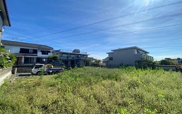 敷地南西側からの写真