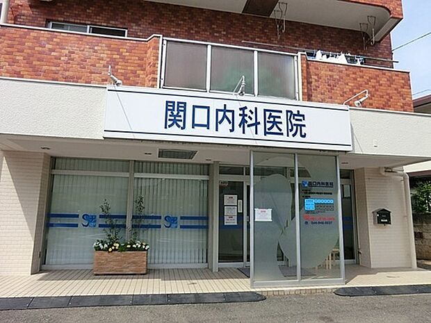関口内科医院まで580m、診療科目：内科・糖尿病内科・循環器内科・呼吸器内科　　休診日：火曜・木曜・土曜午後、日曜、祝日