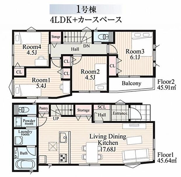 リビング中心の新生活。光を取り入れる明るく開放的な設計で居心地の良い時間を演出します。