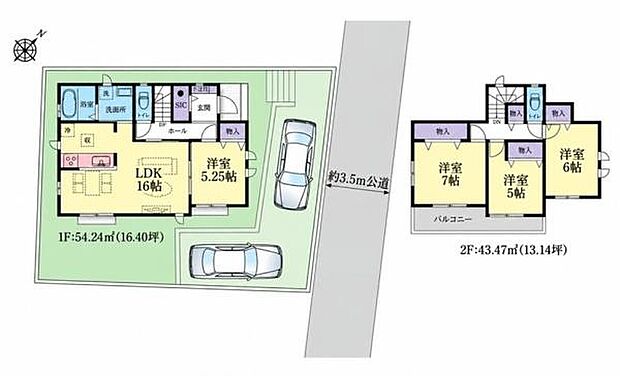 《間取り》 リビング中心の新生活。光を取り入れる明るく開放的な設計で居心地の良い時間を演出します。