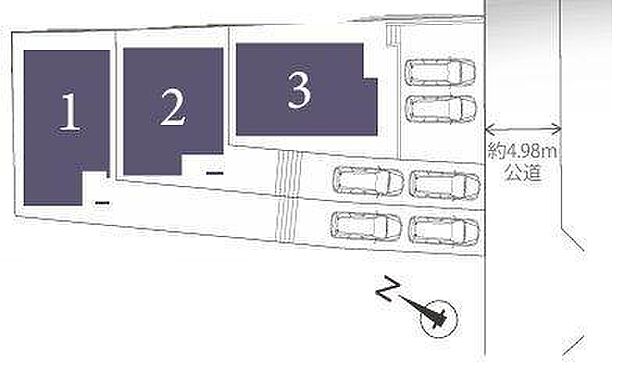 本物件は3号棟になります。