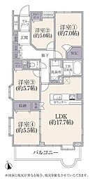 NICシルクハイム三ツ沢桜台A棟WIC 南面バルコニー