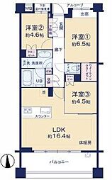 アトラス上大岡ヒルズWIC 南面バルコニー ペット可