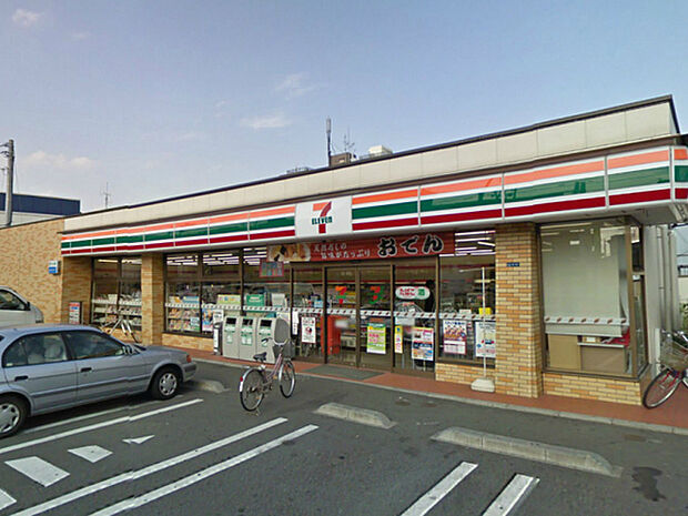 セブンイレブン川崎南加瀬3丁目店まで803m、コンビニも平坦で歩けます