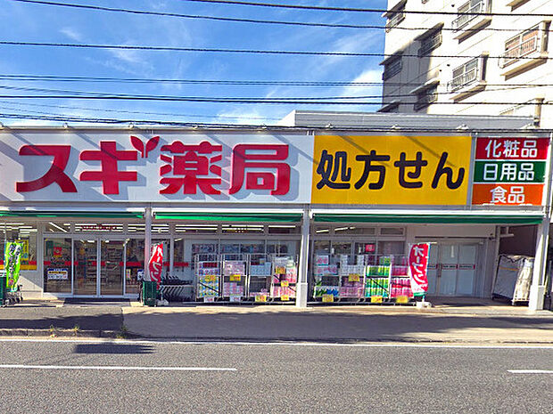 スギ薬局川崎藤崎店まで260m、藤崎小学校の近くにあるドラッグストア