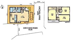 南区新築戸建 角地 省エネ基準適合住宅 カースペース