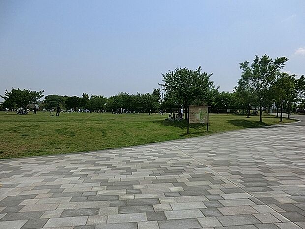 長坂谷公園まで1209m、中原街道沿いにある大型公園。テニスコート・野球場やグラウンドがあるほか、広々とした芝生の広場もございます。