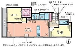 エクセレントハイツ川崎第3駅歩7分 南西角部屋