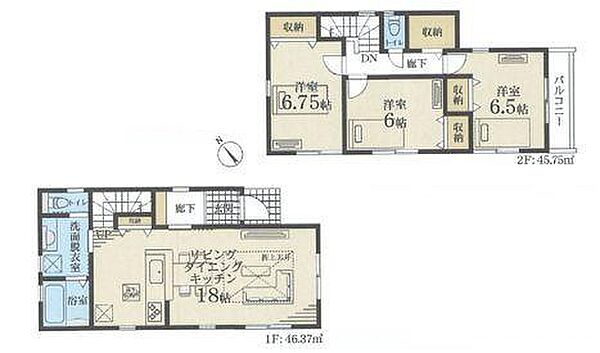 間取りを拡大表示
