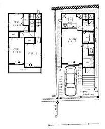 A号棟綾瀬市新築戸建 南西道路 カウンターキッチン