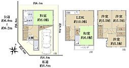京都地下鉄東西線 椥辻駅 徒歩14分 5LDKの間取り