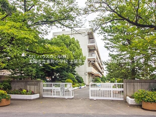 上尾市立東町小学校まで700m