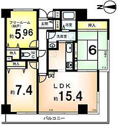 間取図画像 2SLDK